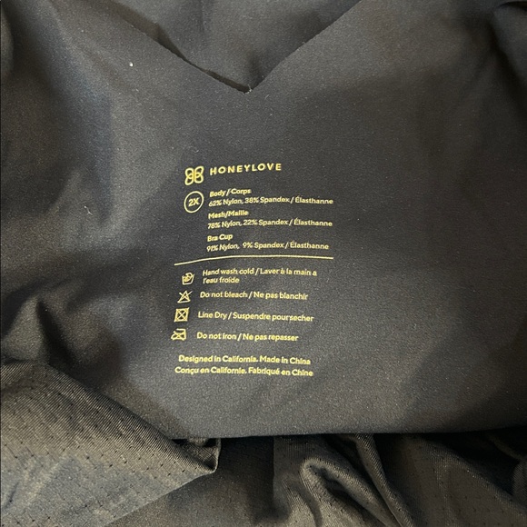 Honeylove LiftWear Shaping Smoothing Tank Top Black Size 2X - Picture 4 of 4